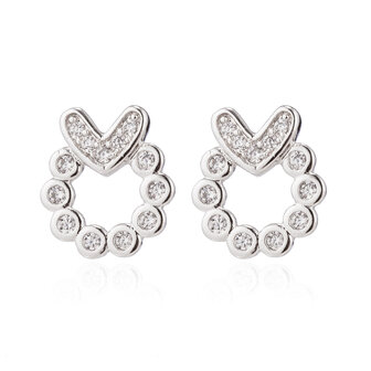 XUPING Stainless Steel Earrings With Zirconia