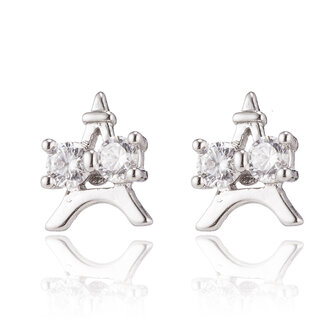 XUPING Stainless Steel Earrings With Zirconia