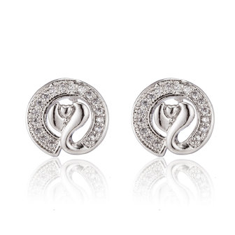 XUPING Stainless Steel Earrings With Zirconia