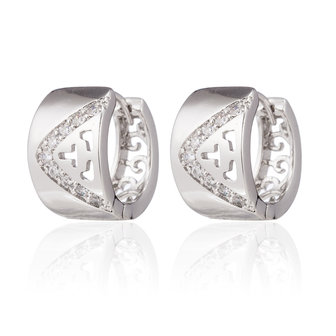 XUPING Stainless Steel Earrings With Zirconia