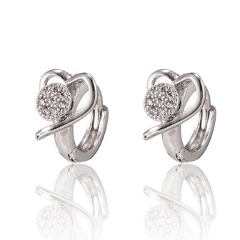 XUPING Stainless Steel Earrings With Zirconia