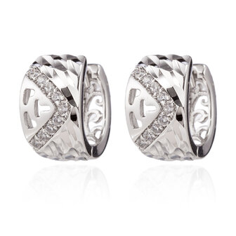 XUPING Stainless Steel Earrings With Zirconia