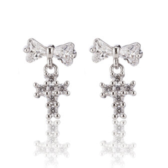 XUPING Stainless Steel Earrings With Zirconia