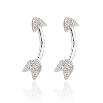 XUPING Stainless Steel Earrings With Zirconia