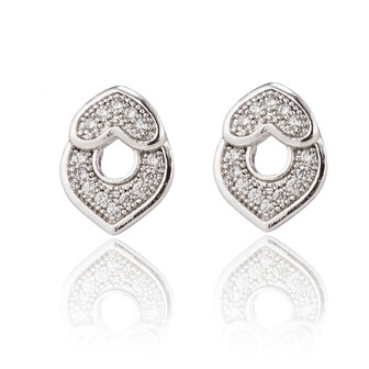 XUPING Stainless Steel Earrings With Zirconia