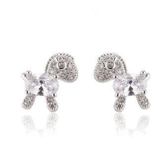 XUPING Stainless Steel Earrings With Zirconia