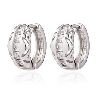 XUPING Stainless Steel Earrings With Zirconia