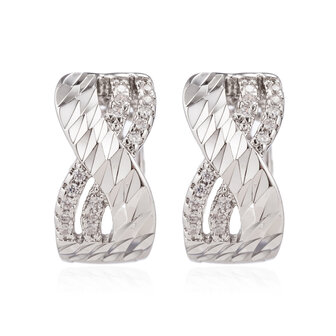 XUPING Stainless Steel Earrings With Zirconia