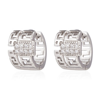 XUPING Stainless Steel Earrings With Zirconia