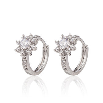 XUPING Stainless Steel Earrings With Zirconia