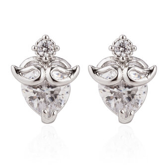 XUPING Stainless Steel Earrings With Zirconia