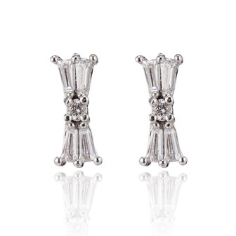 XUPING Stainless Steel Earrings With Zirconia