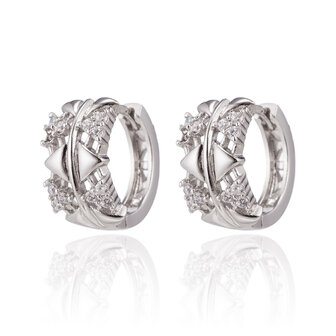 XUPING Stainless Steel Earrings With Zirconia