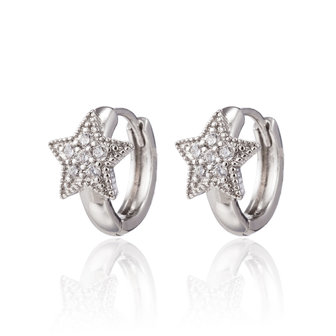 XUPING Stainless Steel Earrings With Zirconia