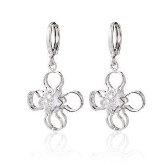 XUPING Stainless Steel Earrings With Zirconia