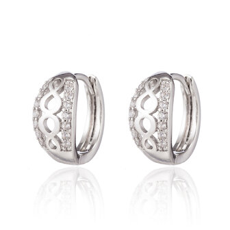 XUPING Stainless Steel Earrings With Zirconia