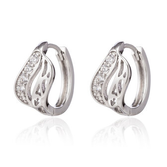 XUPING Stainless Steel Earrings With Zirconia