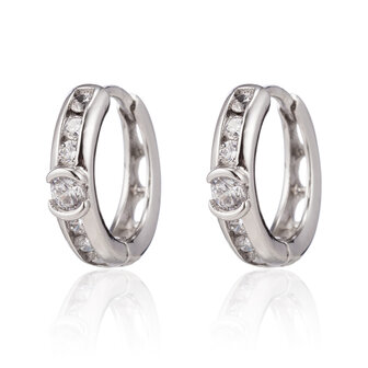 XUPING Stainless Steel Earrings With Zirconia