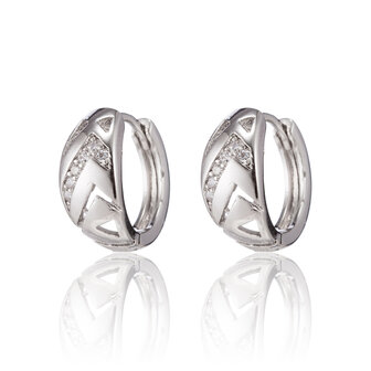 XUPING Stainless Steel Earrings With Zirconia