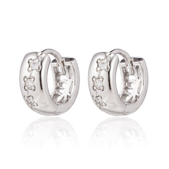 XUPING Stainless Steel Earrings With Zirconia