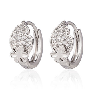 XUPING Stainless Steel Earrings With Zirconia