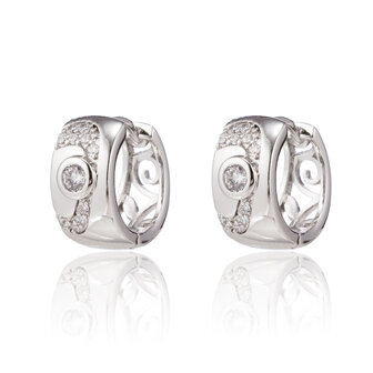 XUPING Stainless Steel Earrings With Zirconia