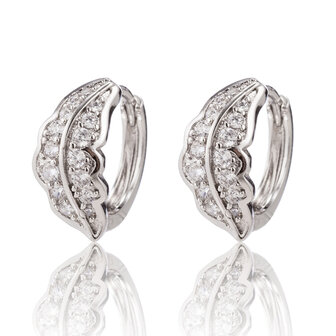 XUPING Stainless Steel Earrings With Zirconia