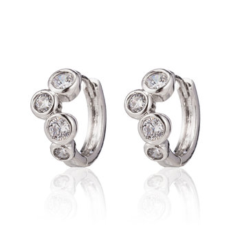 XUPING Stainless Steel Earrings With Zirconia