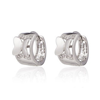 XUPING Stainless Steel Earrings With Zirconia