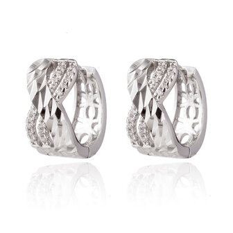 XUPING Stainless Steel Earrings With Zirconia