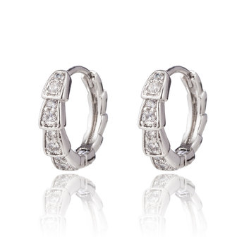 XUPING Stainless Steel Earrings With Zirconia