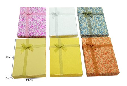 6 pieces Packing boxes chain 18x13x3 cm