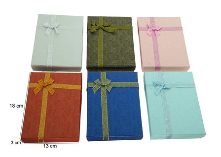 6 pieces Packing boxes chain 18x13x3 cm