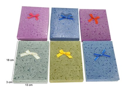 6 pieces Packing boxes chain 18x13x3 cm