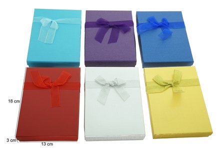 6 pieces Packing boxes chain 18x13x3 cm