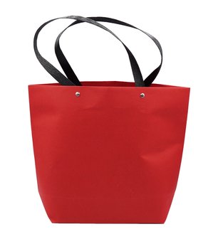 Rood Kado Tas 12 Stuks (34x33)