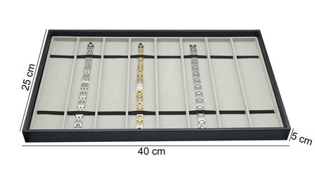 8 compartments Bracelets Display