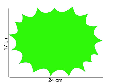 10 pieces Promotion Cards 24x17 cm