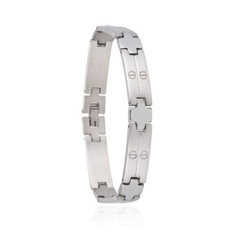 RVS HEREN ARMBAND STAINLESS STEEL
