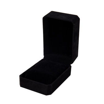 LUXURY BLACK VELVET JEWELRY BOX FOR BRACELET/WATCH