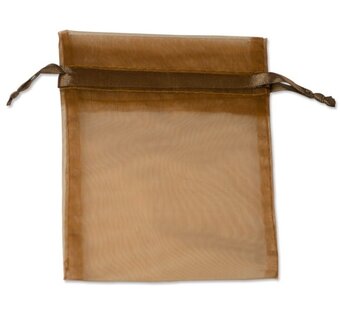  Organza bags Brown Color 15x20 cm Pack of 50 pieces