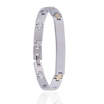 Stainless Steel Bracelets Color Silver &amp; Gold