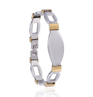 BRACELET STAINLESS STEEL Color Silver &amp; Gold