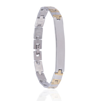 BRACELET STAINLESS STEEL Color Silver &amp; Gold