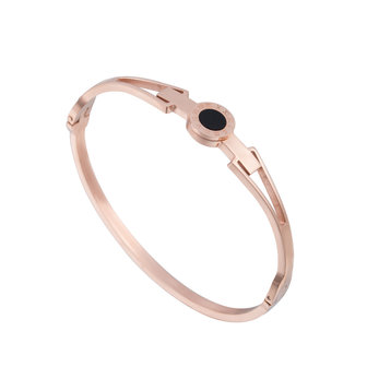 ARMBAND STAINLESS STEEL Kleur Ros&eacute; Goud