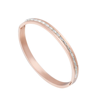 ARMBAND STAINLESS STEEL Kleur Ros&eacute; Goud