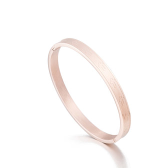 ARMBAND STAINLESS STEEL Kleur  Ros&eacute; Goud