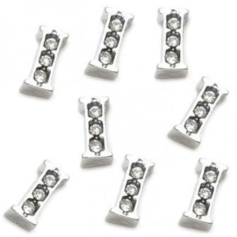 10 Stuks Floating Charm letter I