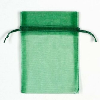 Organza bags Green 18x15 cm Pack of 100 pieces