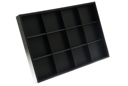 Vak Display Lederlook 12 Vaks